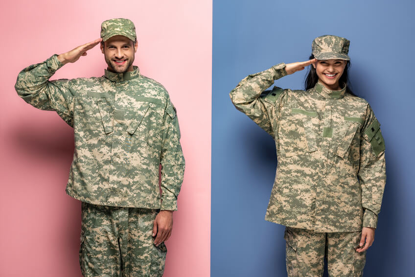 Military couple met on dating site for profesionals