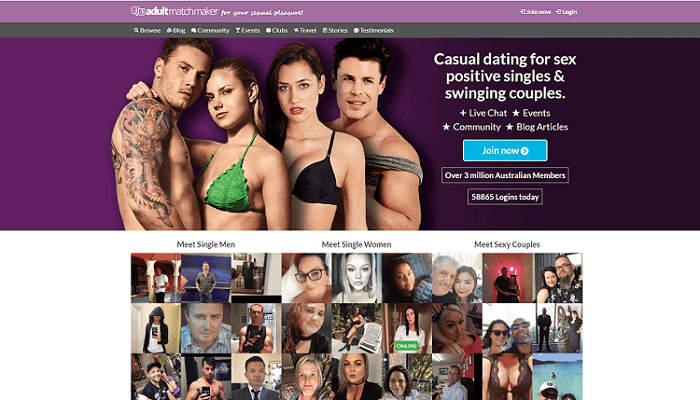 Australia's top swingers dating sites