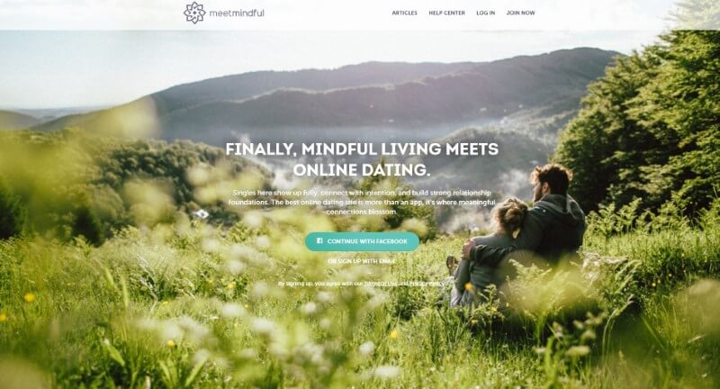 Meetmindful landing page