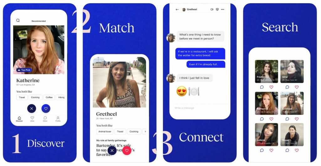Match. Com australia app screenshot