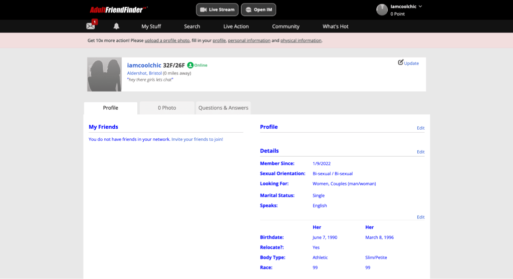 Adult friend finder review: get started